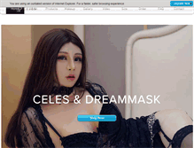 Tablet Screenshot of celesmask.com